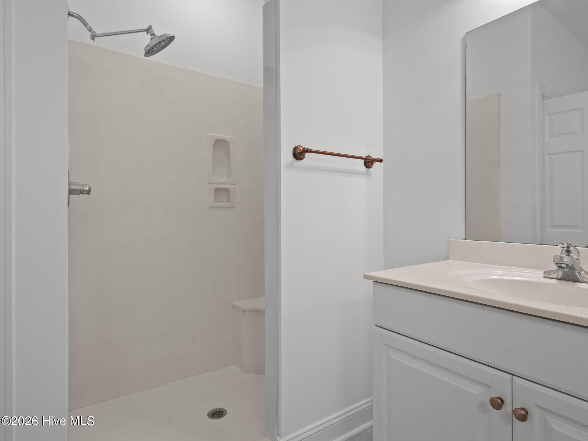 200 Lighthouse Lane, Unit A1 Cedar Point, NC 28584 - Photo 25 of 34 WALK IN SHOWER IN MASTER BATHROOM