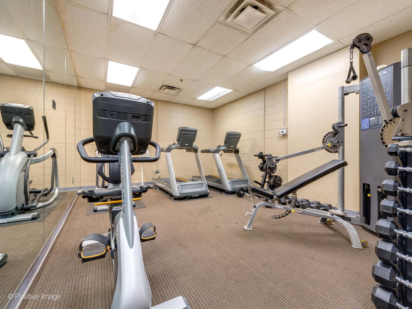 5 East 14th Place, Unit 501 Chicago, IL 60605 - Photo 24 of 26 a view of a room with gym equipment