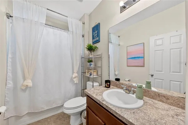 a front view of a house having patio