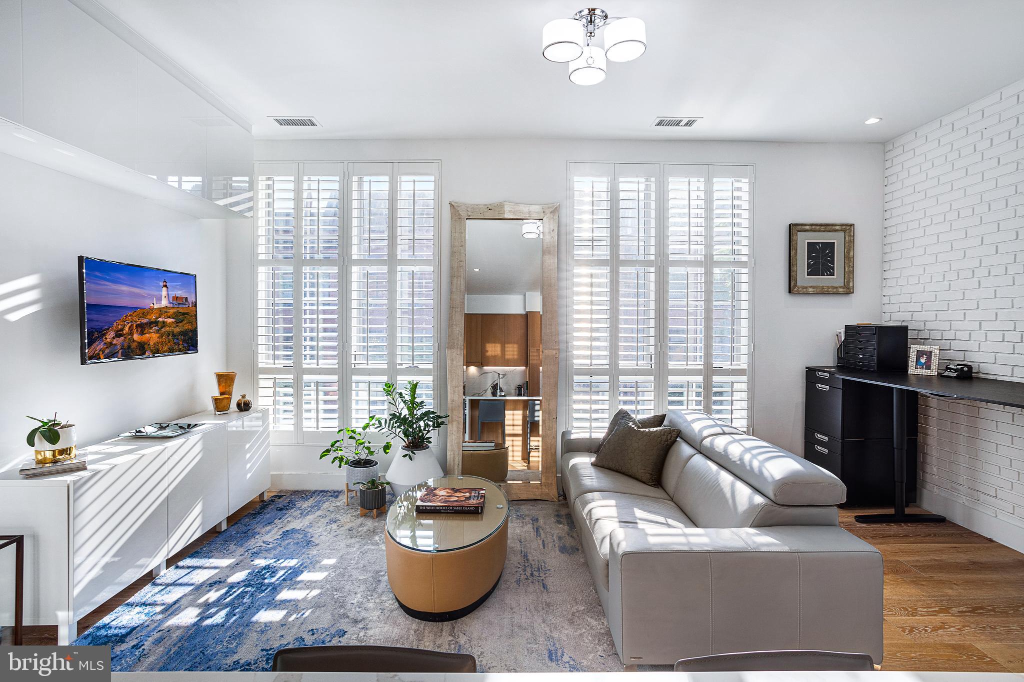 1324 E Street Southeast, Unit 208 Washington, DC 20003 - Photo 9 of 40 Custom Plantation Shutters on All Windows