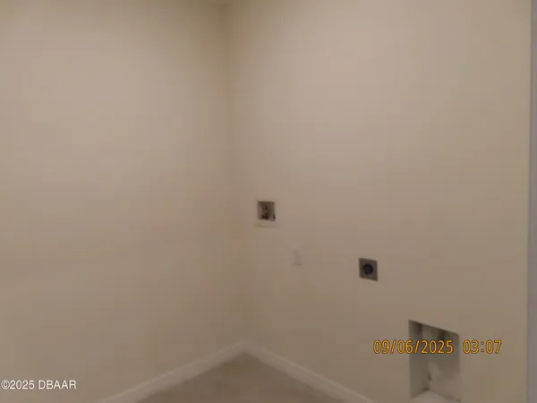 a view of hallway with shower