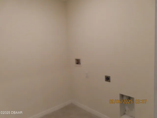 a view of hallway with shower