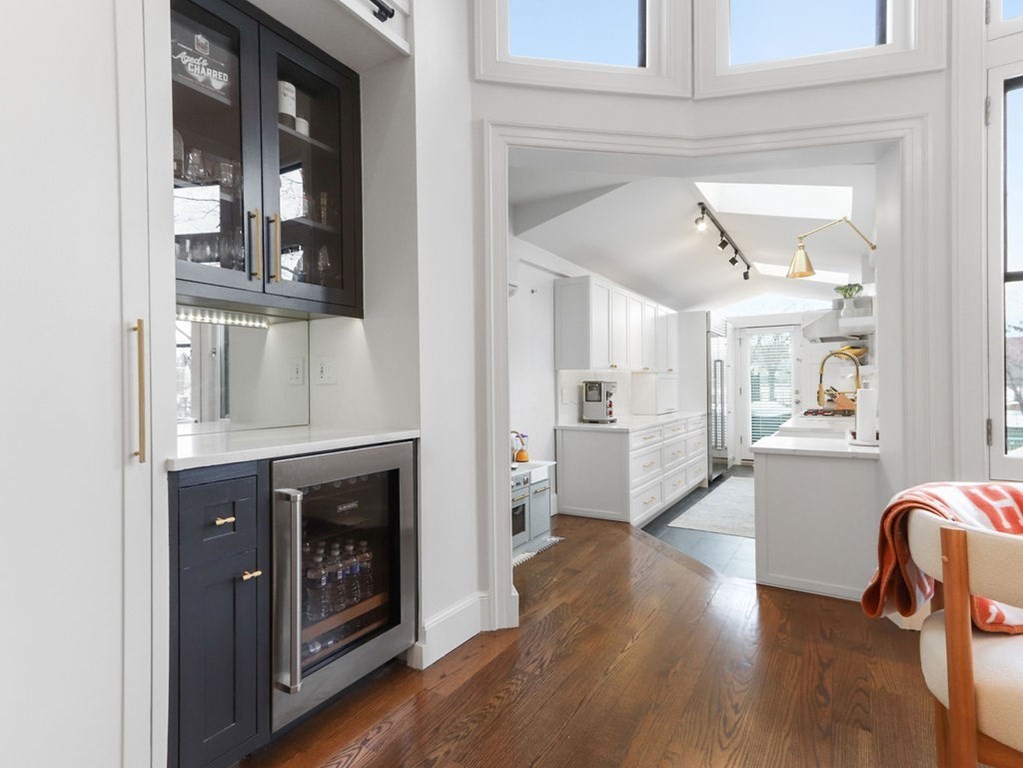 206 Beacon Street, Unit 1 Boston, MA 02116 - Photo 6 of 23 a living room with furniture and a fireplace