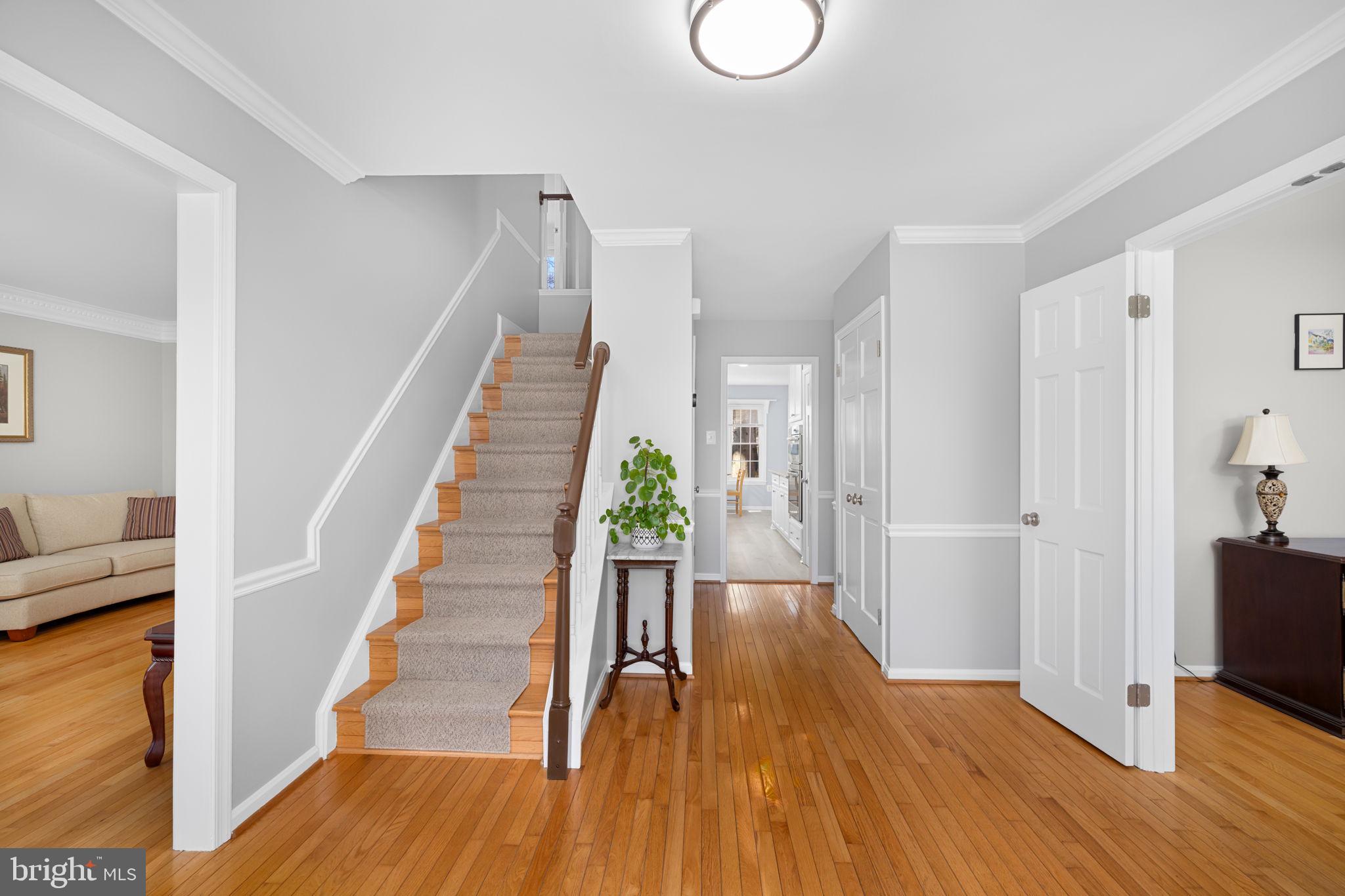 9451 Lapstrake Lane Burke, VA 22015 - Photo 2 of 59 a view of entryway with wooden floor