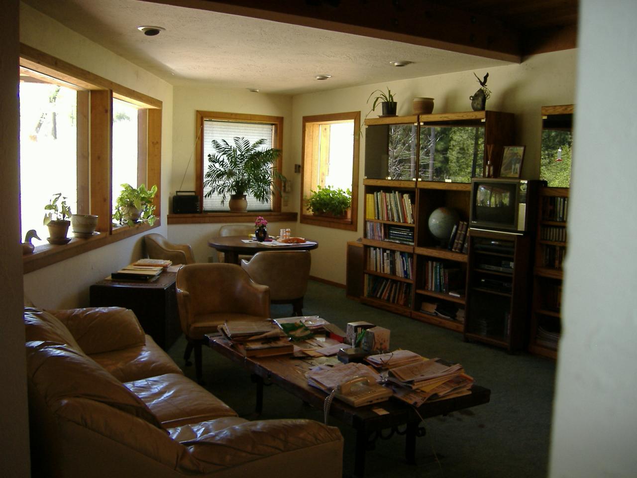31625 Grindley Road Whitmore, CA 96096 - Photo 3 of 8 a living room with furniture and floor to ceiling window