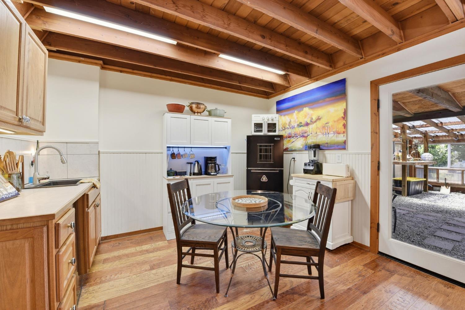 7201 Happy Valley Road Somerset, CA 95684 - Photo 49 of 75 The guest cottage has a fully functional kitchenette that is perfect for your guests or as a rental unit for extra income.