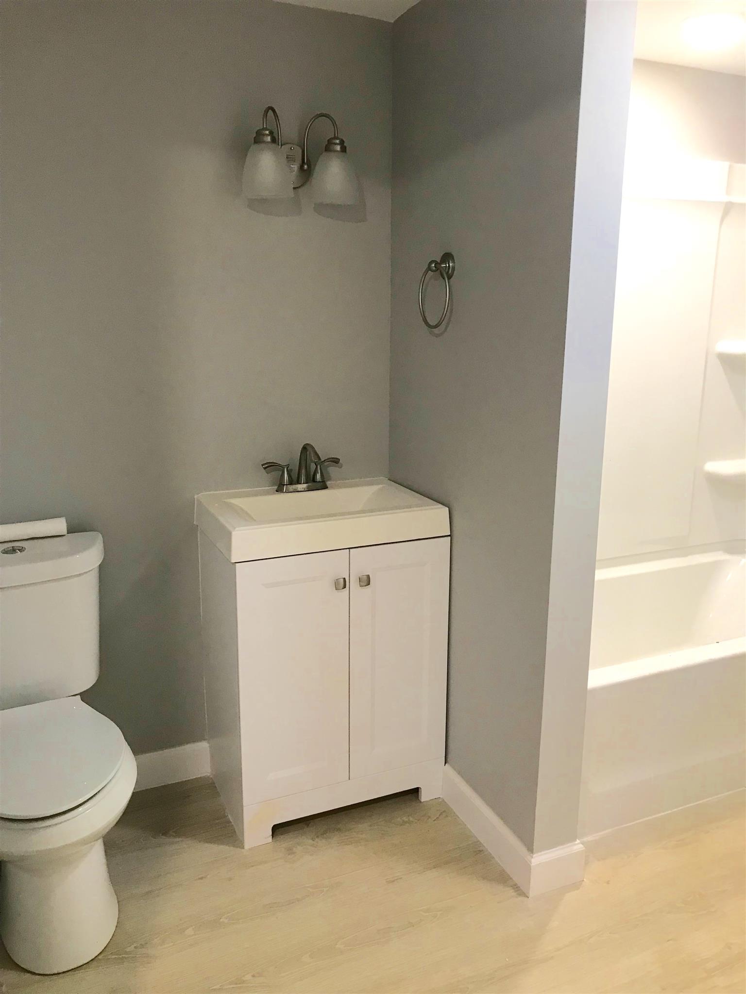 1047 Salem Ridge Road Clarksville, TN 37040 - Photo 14 of 17 a white toilet sitting next to a bathroom sink