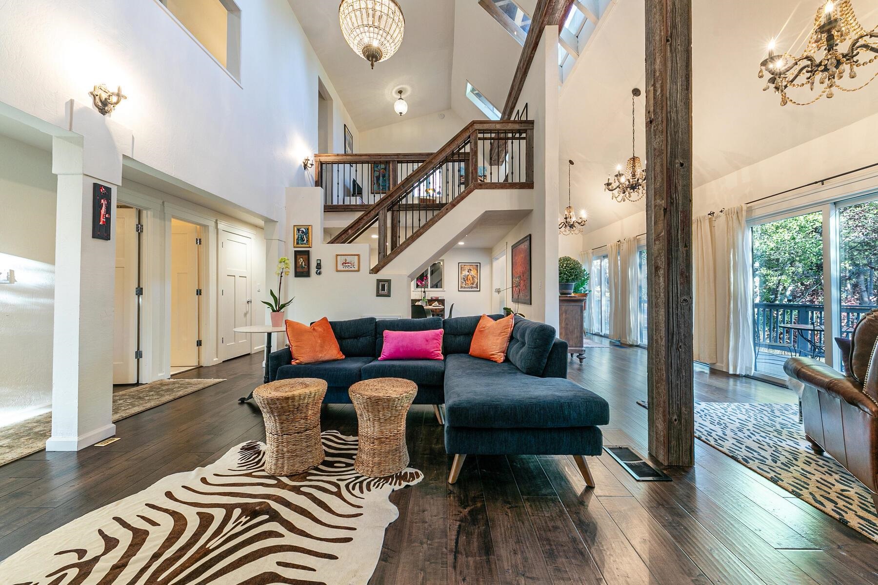 11568 Schussing Way Truckee, CA 96161 - Photo 10 of 28 a living room with furniture and a wooden floor