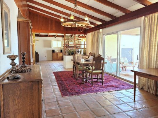 1549 South Gordon Street Ridgecrest, CA 93555 - Photo 2 of 44 a view of a dining room with furniture window and outside view