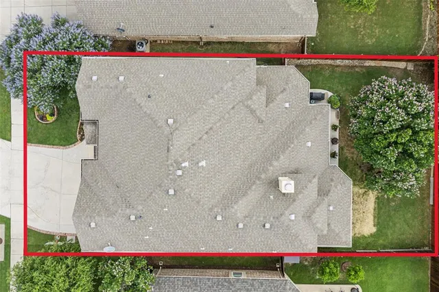 a view of a bunch of flowers