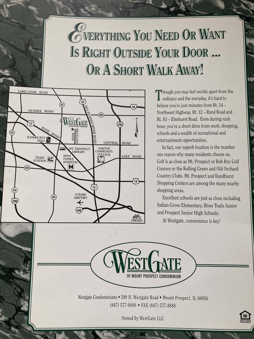 280 North Westgate Road, Unit 331 Mount Prospect, IL 60056 - Photo 27 of 28 a picture of a book and a white wooden floor