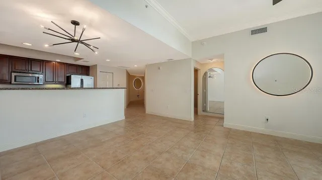 a swimming pool with outdoor seating and yard