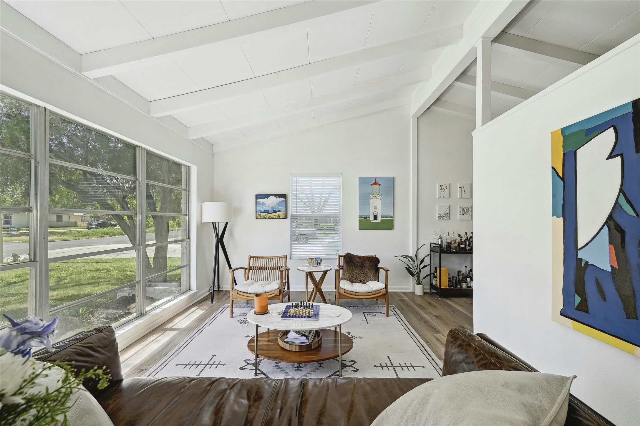 1906 Morrow Street Austin, TX 78757 - Photo 6 of 36 a living room with furniture and a large window
