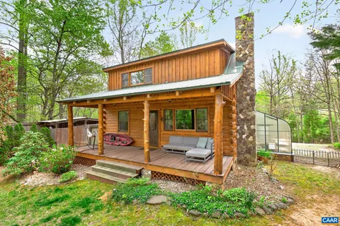 a view of a lake with a mountain in the background