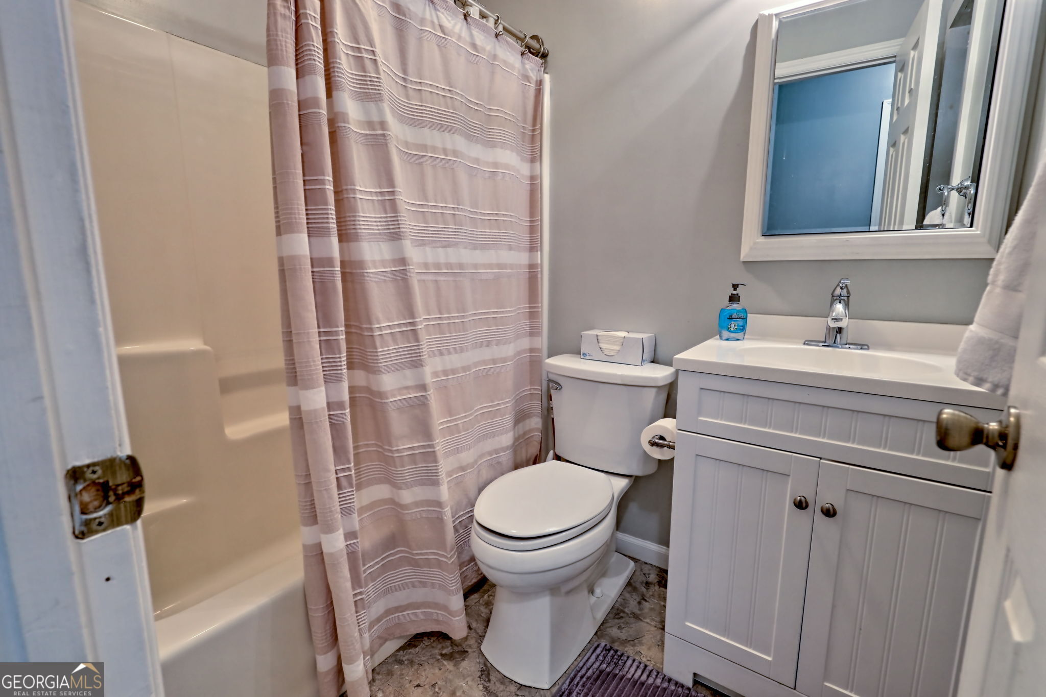 101 Long Street Demorest, GA 30535 - Photo 30 of 61 a bathroom with a sink toilet and shower