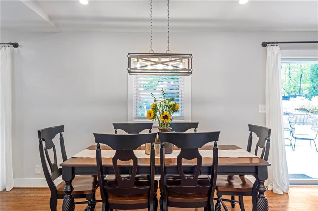 2632 Hawthorne Place Northeast Atlanta, GA 30345 - Photo 21 of 40 a view of a dining room with furniture window and wooden floor