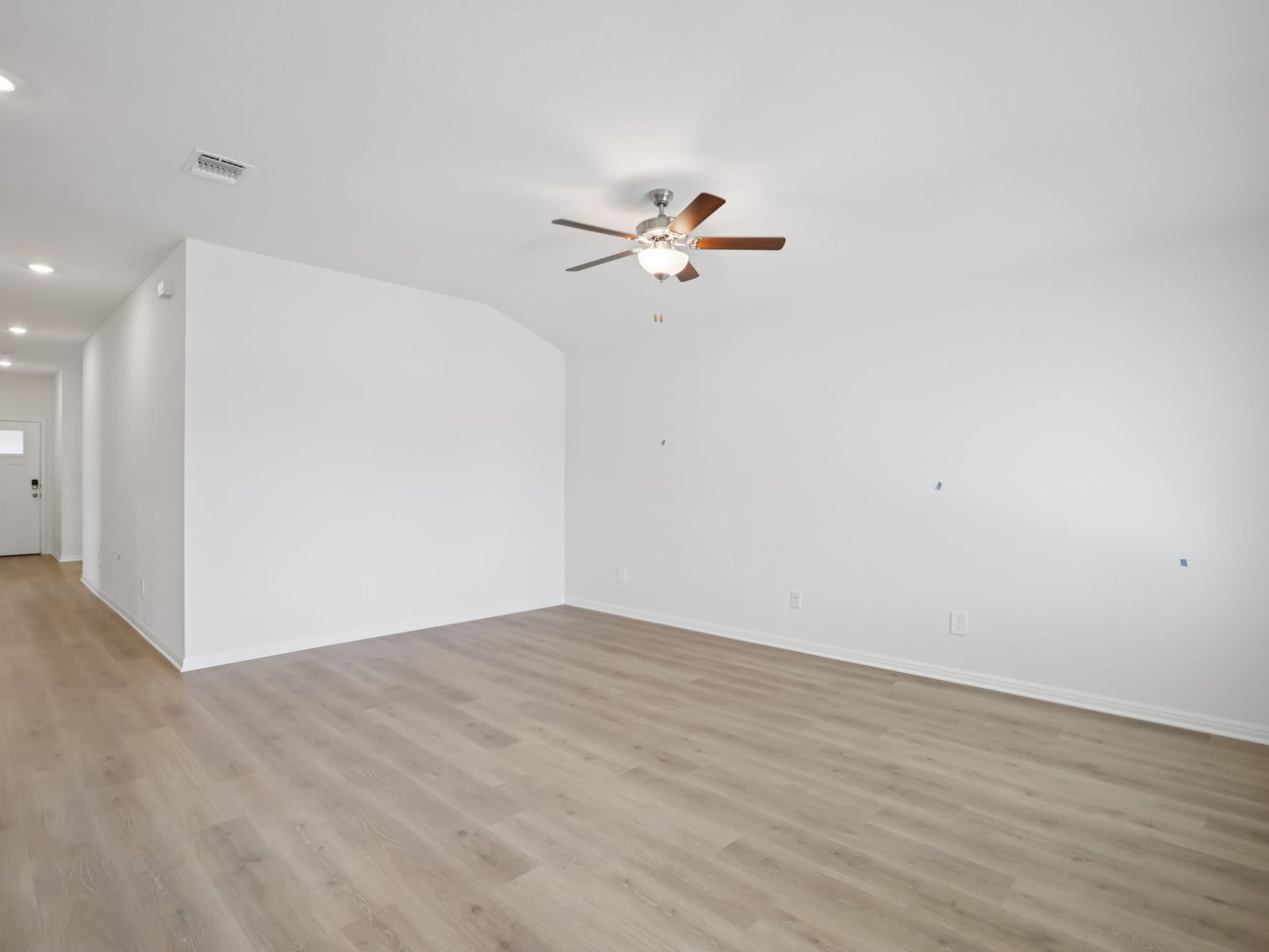 616 Timbo Drive Jarrell, TX 76537 - Photo 7 of 12 a view of room with a ceiling fan and a window