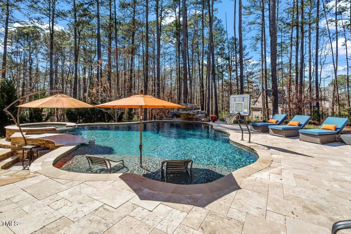 1001 Welch Lane Raleigh, NC 27614 - Photo 34 of 53 Pool with Walk up Bar