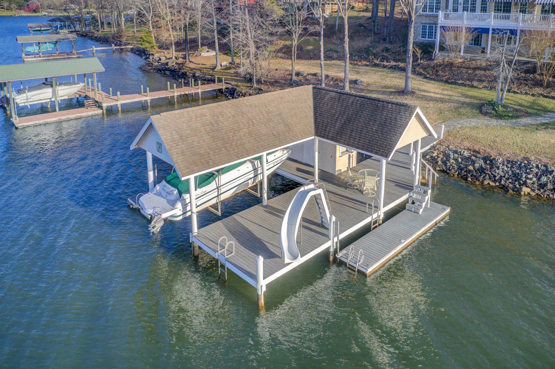 451 Highland Lake Road Union Hall, VA 24176 - Photo 3 of 85 Covered Boathhouse