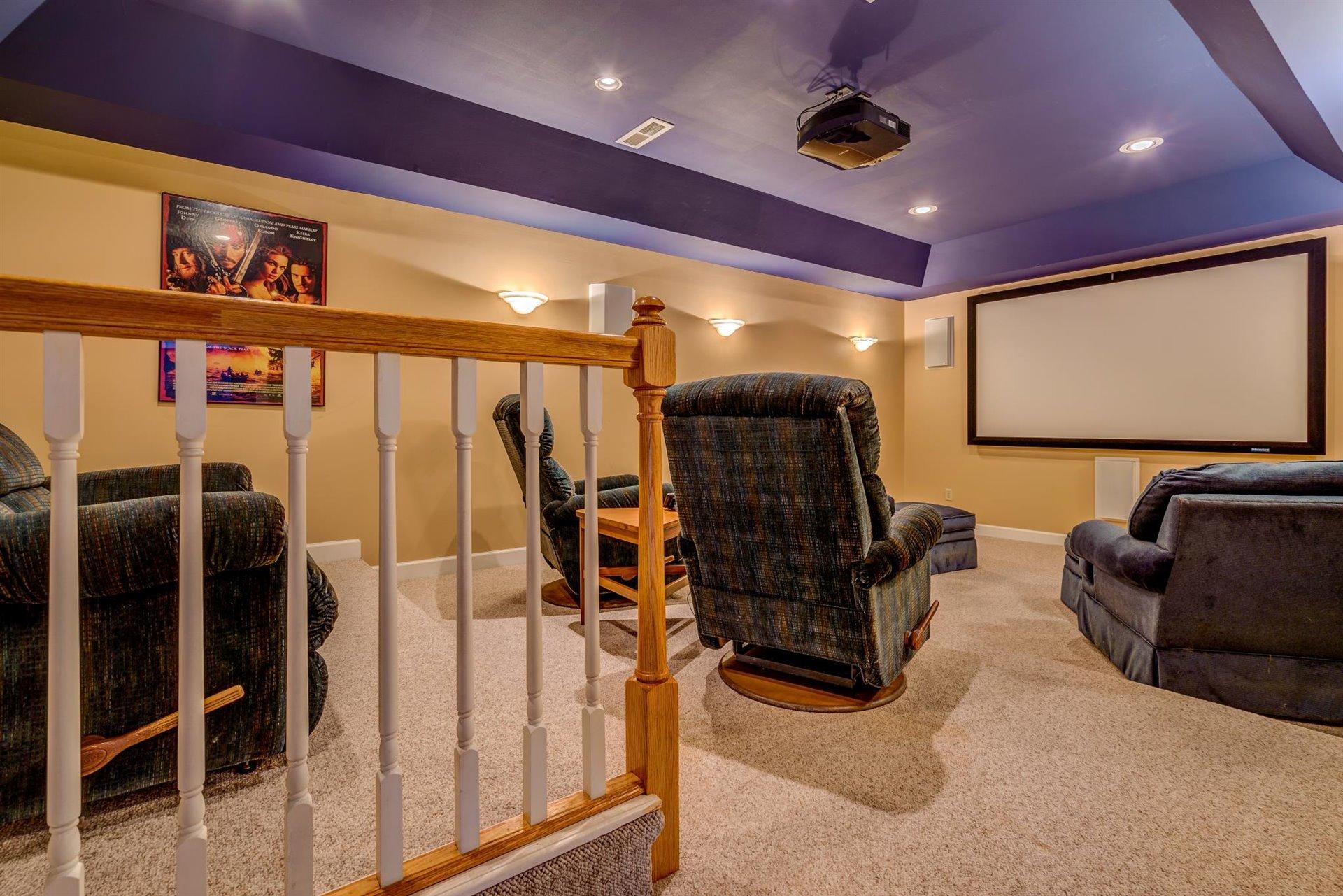 451 Highland Lake Road Union Hall, VA 24176 - Photo 61 of 85 Theater Room