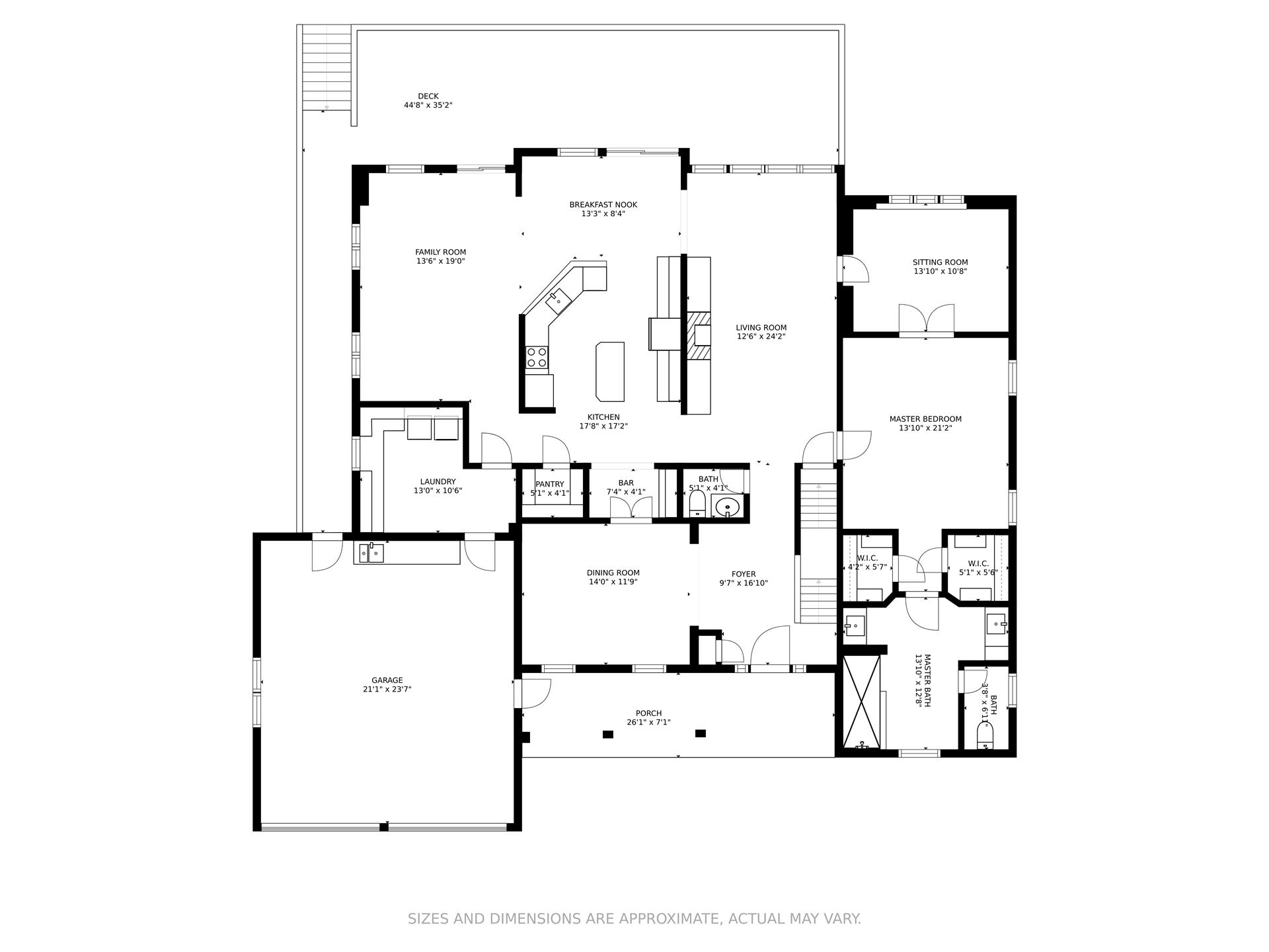 451 Highland Lake Road Union Hall, VA 24176 - Photo 82 of 85 Main Level Floor Plan