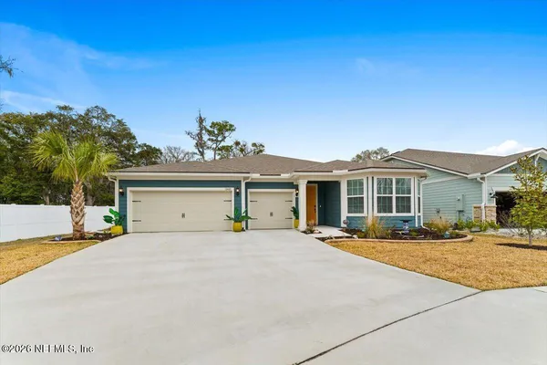 a view of a house with a outdoor space