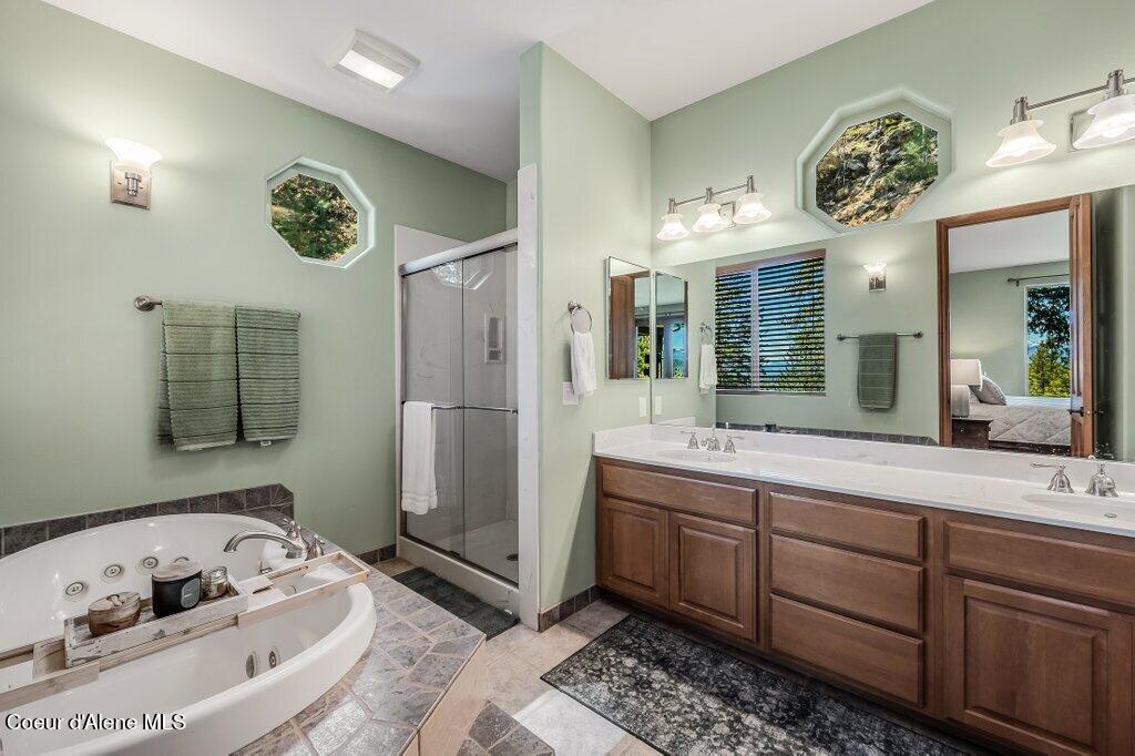 614 Granite Ridge Drive Sandpoint, ID 83864 - Photo 23 of 71 Main Floor Ensuite Bathroom