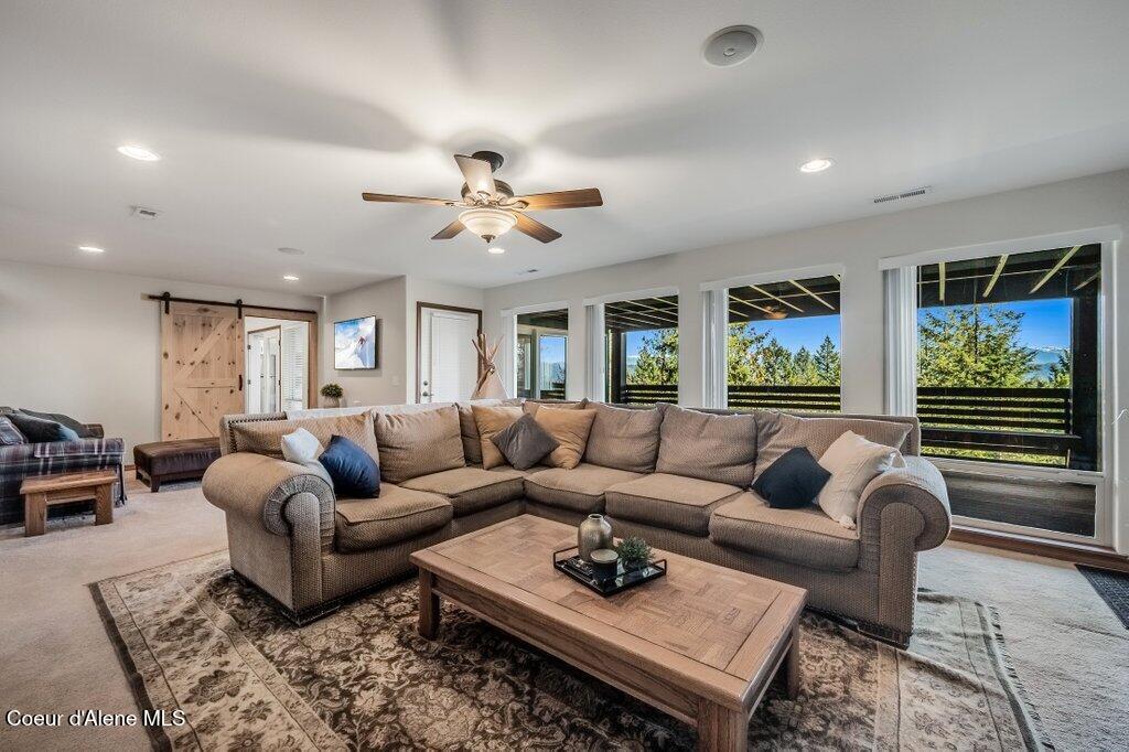 614 Granite Ridge Drive Sandpoint, ID 83864 - Photo 38 of 71 Basement Living Room