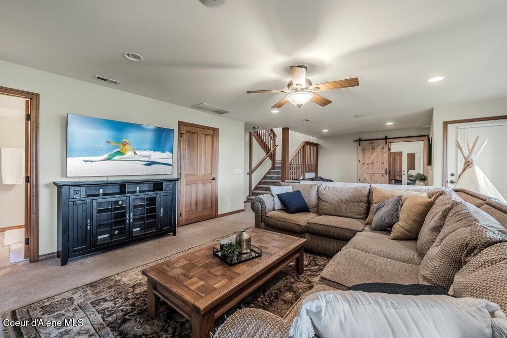 614 Granite Ridge Drive Sandpoint, ID 83864 - Photo 39 of 71 Basement Living Room