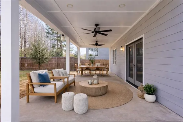 a view of outdoor space with city view
