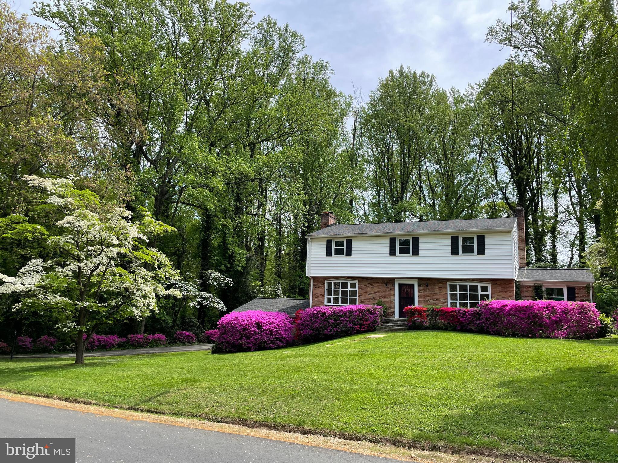 10021 Glenmere Road Fairfax, VA 22032 - Photo 2 of 45 a view of a house with a big yard potted plants and large tree