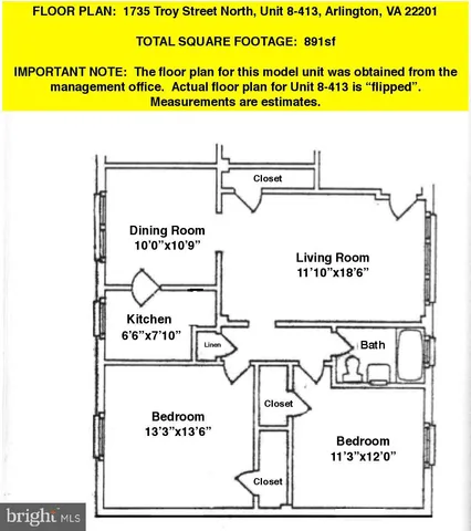$2,500 | 1735 North Troy Street, Unit 8413, Arlington, VA 22201