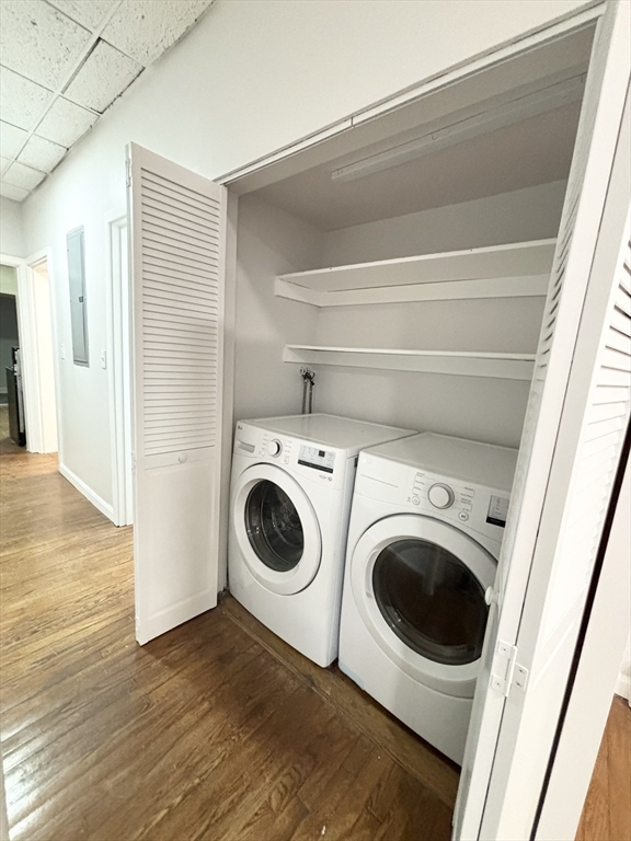 98 Main Street, Unit 1 Malden, MA 02148 - Photo 8 of 15 a utility room with dryer and washer