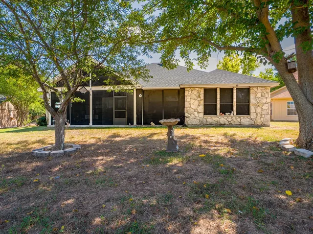 a view of a house with a outdoor space
