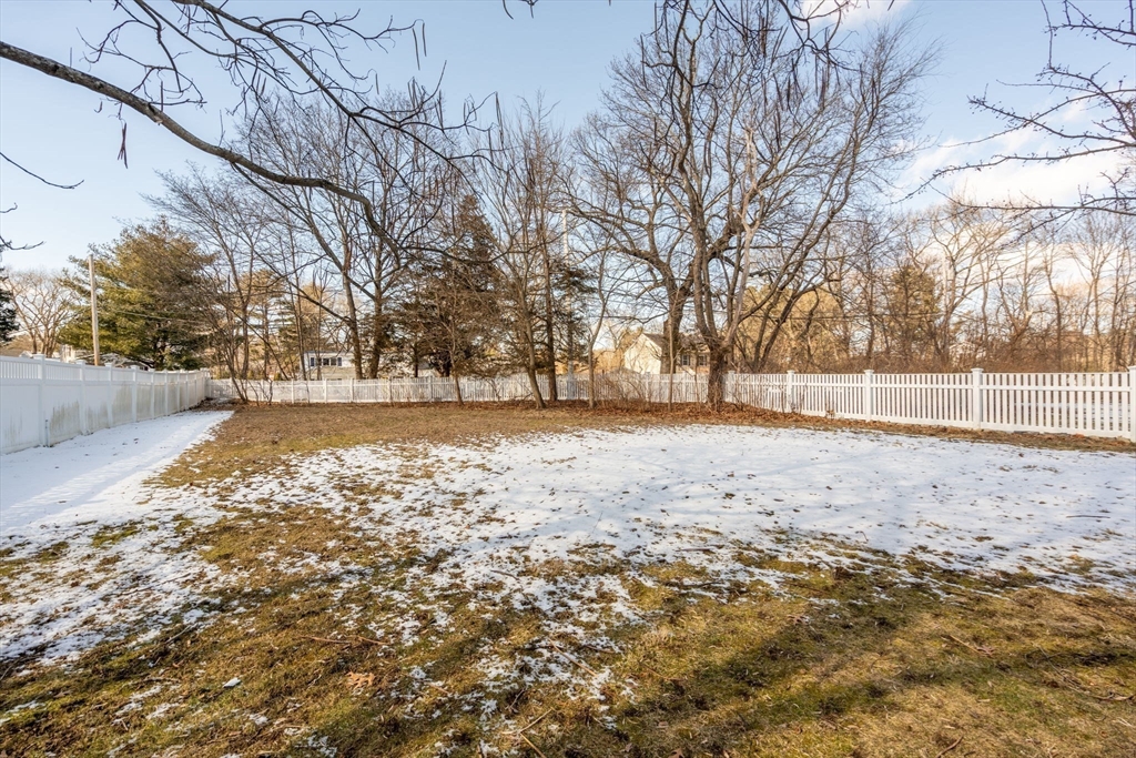 278 North Main Street Natick, MA 01760 - Photo 3 of 28 a view of yard covered with snow in yard