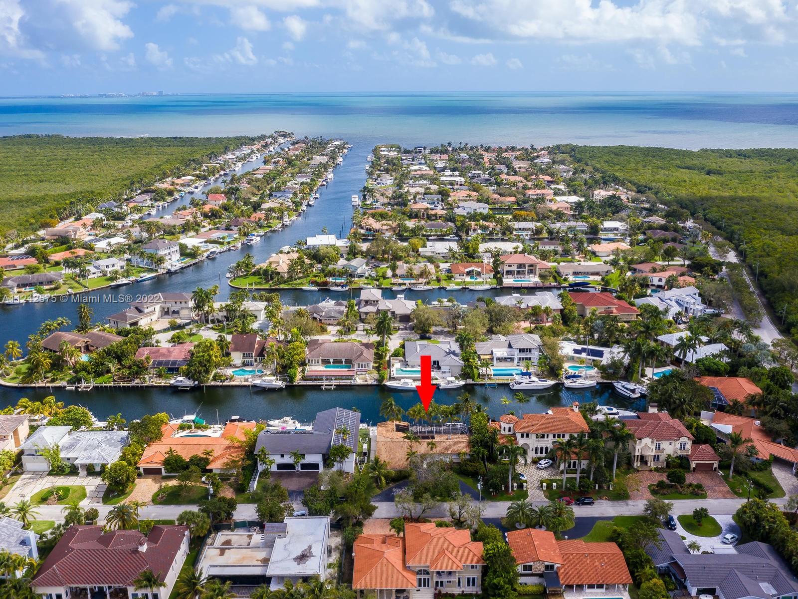 13001 Deva Street Coral Gables, FL 33156 - Photo 76 of 99 an aerial view of a city