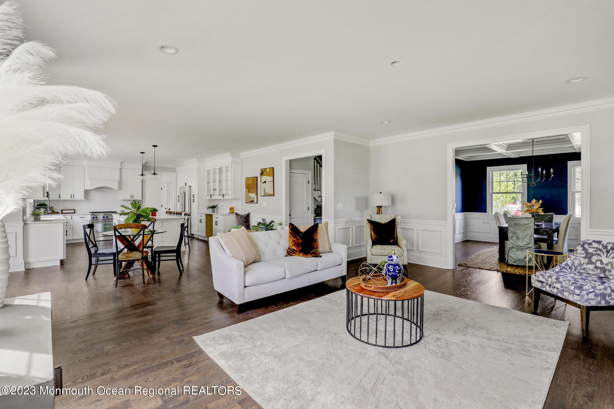 4 Southall Lane Red Bank, NJ 07701 - Photo 11 of 41 a living room with furniture chess table and a chandelier