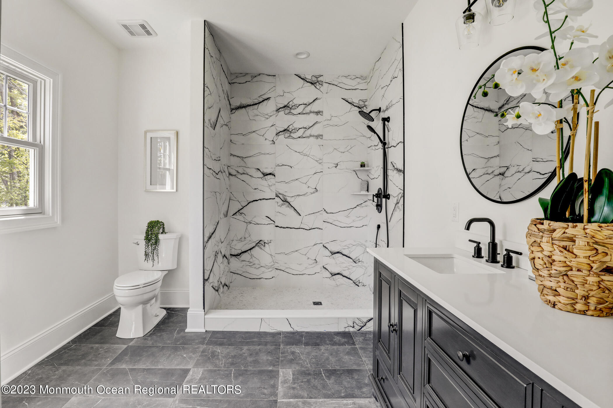 4 Southall Lane Red Bank, NJ 07701 - Photo 22 of 41 a bathroom with a toilet sink and mirror