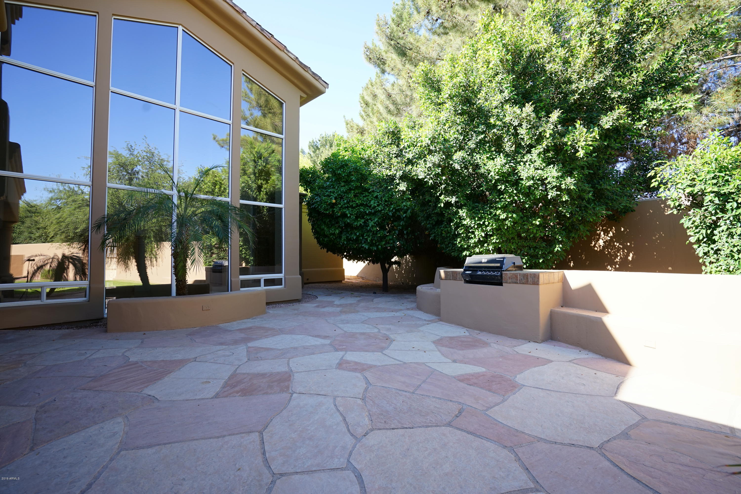 1225 East Warner Road, Unit 6 Tempe, AZ 85284 - Photo 61 of 86 a view of backyard with potted plants and a large tree