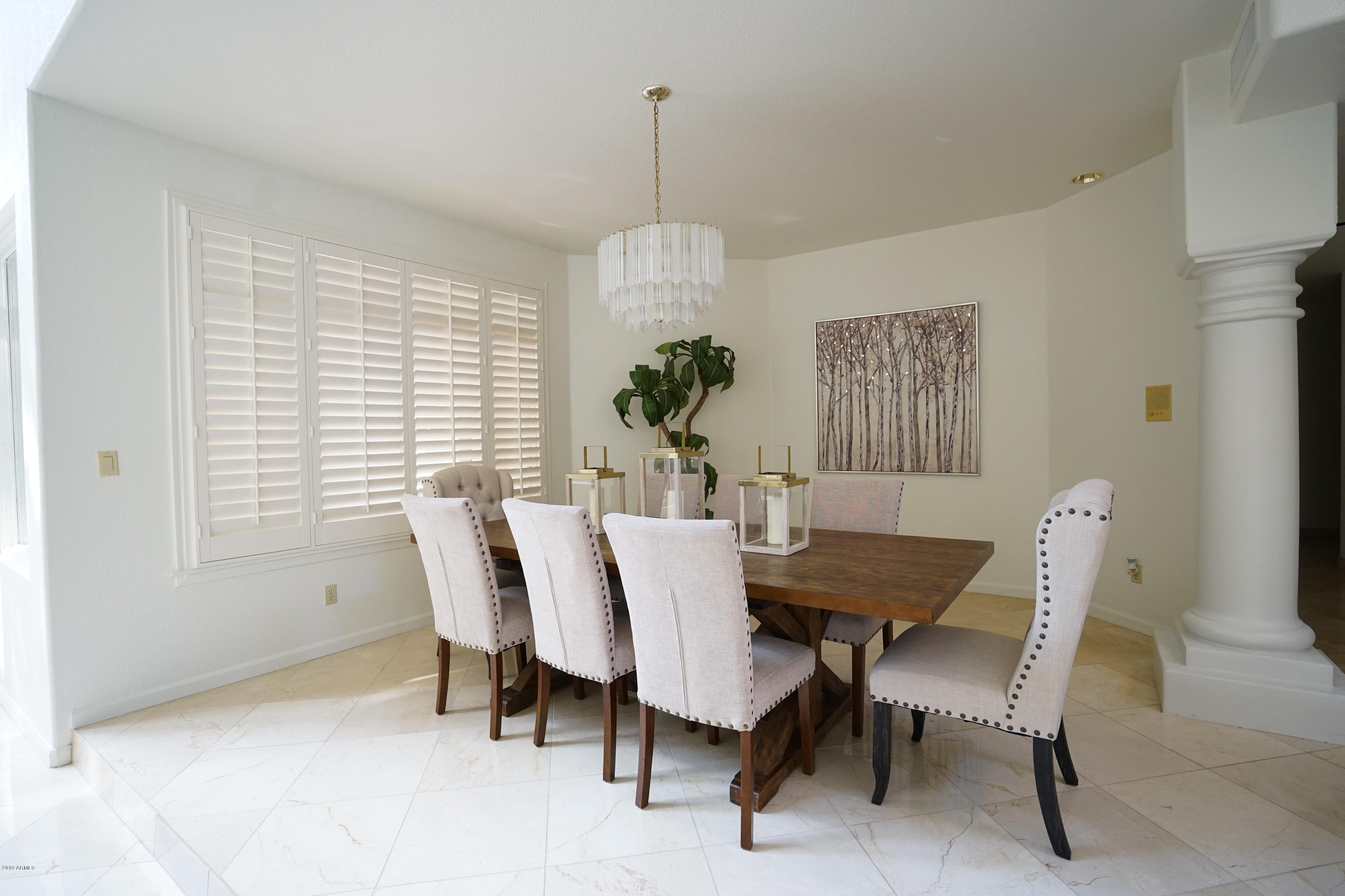1225 East Warner Road, Unit 6 Tempe, AZ 85284 - Photo 9 of 86 a view of a dining room with furniture window and outside view