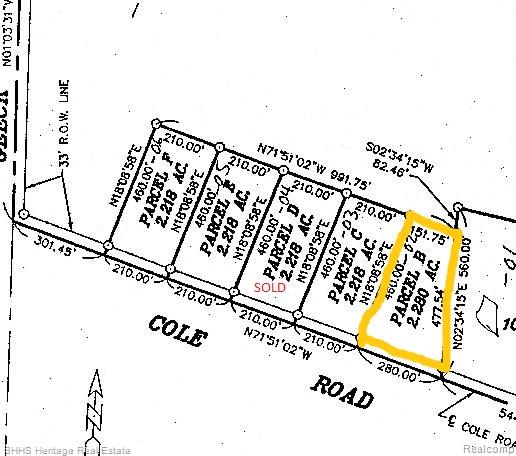 Lot B East Lot B Cole Road Bancroft, MI 48414 - Photo 1 of 2