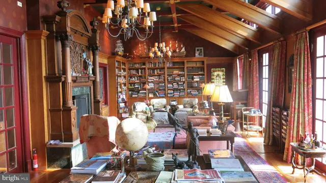 a front view of a brick building with many windows