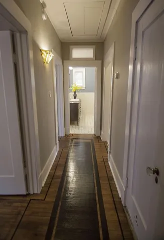 a view of a hallway