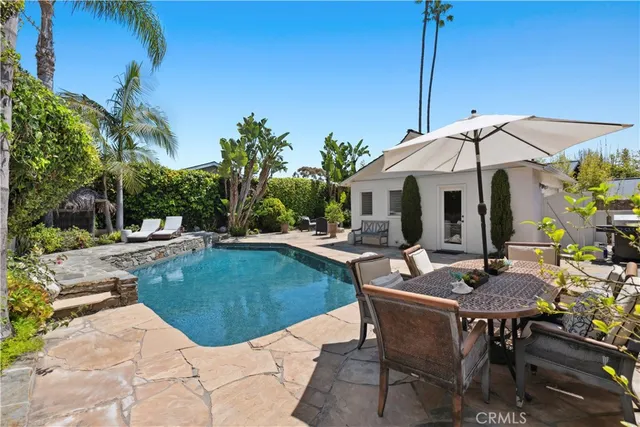 a view of outdoor space yard swimming pool and patio