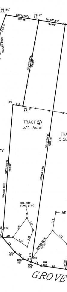 0 Walnut Grove Road Christiana, TN 37037 - Photo 13 of 16 Plat for Tract 2