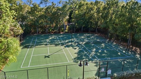 2026 Merlin Court Naples, FL 34105 - Photo 42 of 43 a view of a tennis court