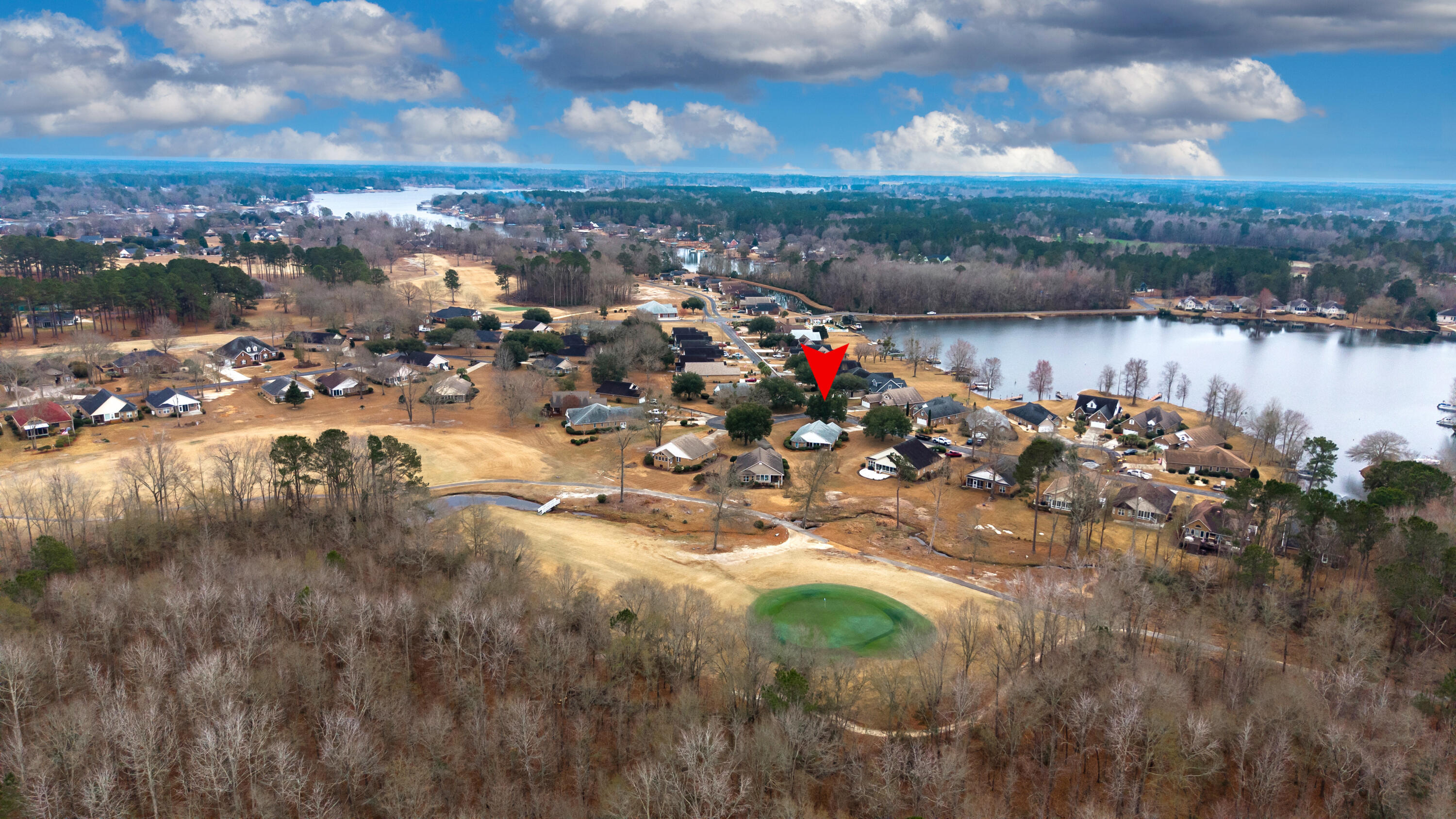 136 Ridge Lake Drive Manning, SC 29102 - Photo 41 of 65 LAKE MARION IN FAR LEFT