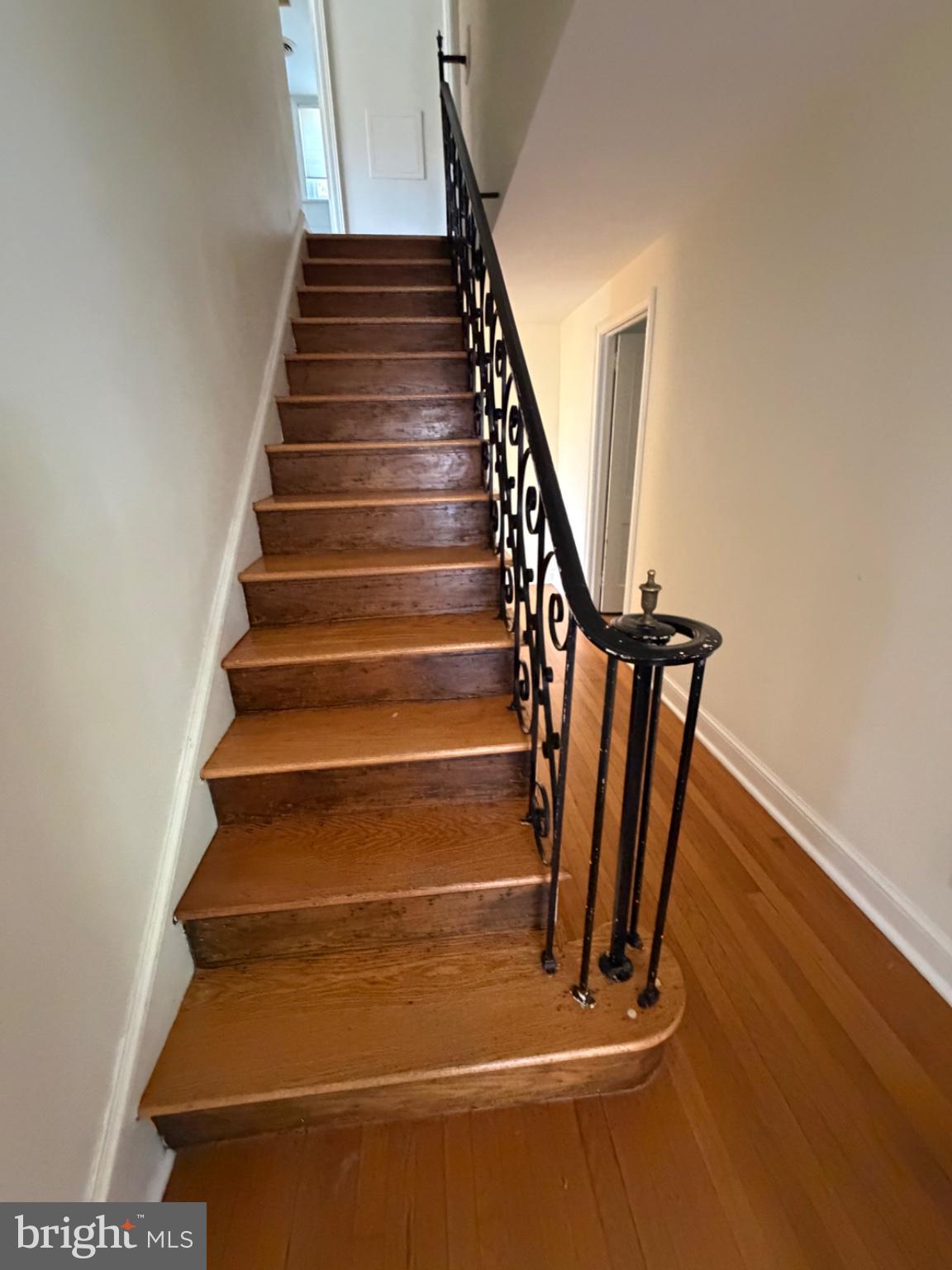 74 Black Rock Road Yardley, PA 19067 - Photo 14 of 21 Elegant staircase with classic railing.