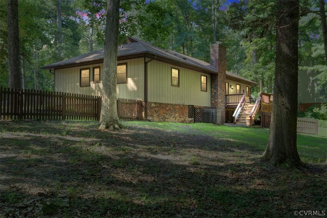 13919 Barnes Spring Road Midlothian, VA 23112 - Photo 21 of 25 a view of a house with backyard