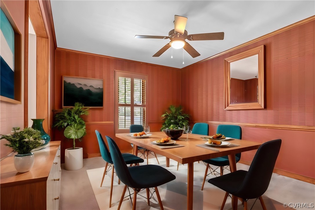 13919 Barnes Spring Road Midlothian, VA 23112 - Photo 3 of 25 a view of a dining room with furniture window and wooden floor